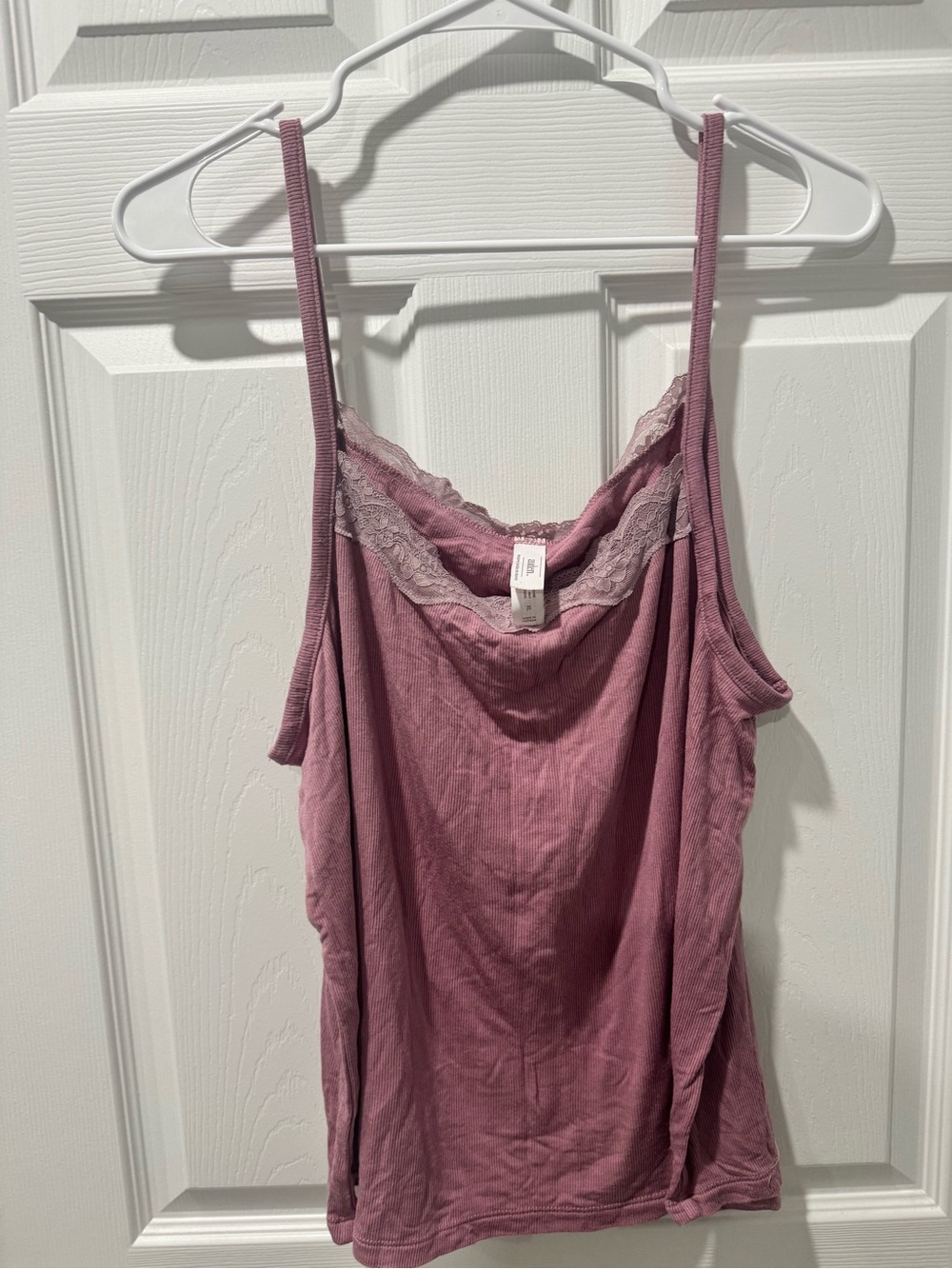 Auden Mauve Lace-Trim Pajama Set